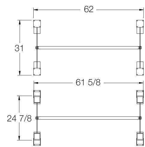 Technical drawing of the product Parade - 50565-36/42CO