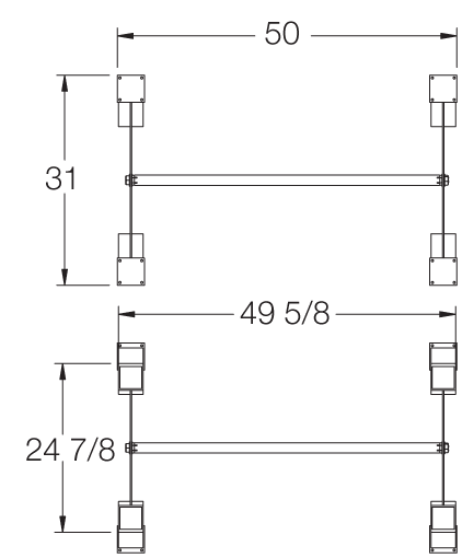 Technical drawing of the product Parade - 50566-36/42CO